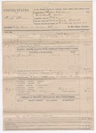1895 February 05: Voucher, U.S. v. M.L. Thomas, cutting timber on Indian lands; Stephen Wheeler, commissioner; W.C. Kaysen, complainant; S.T. Minor, deputy marshal
