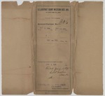 1895 January 01: Cover, for fees of witnesses documents; Stephen Wheeler, clerk; George J. Crump, U.S. marshal