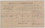 1894 November 21: Voucher, U.S. v. W.H. Williams, assault with intent to kill; Stephen Wheeler, commissioner; G.J. Crump, U.S. marshal; Lincoln Plaise, Jamie Anderson, witnesses; includes cost of per diem and mileage