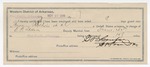 1894 November 27: Certificate of employment, of G.B. Simpson, guard; Thurman Baldwin et.al, prisoner; G.P. Lawson, deputy marshal