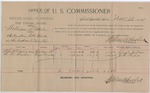 1894 November 28: Voucher, U.S. v. William Steele, obstructing railroad track; includes cost of per diem and mileage; Charles Wallace, C.R. Rider, witnesses; G.J. Crump, U.S. marshal; Stephen Wheeler, commissioner
