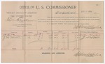 1894 November 28: Voucher, U.S. v. Thomas Faulkner, assault with intent to kill; includes cost of per diem and mileage; Stephen Wheeler, commissioner; G.J. Crump, U.S. marshal; C.F. Casey, J.M. Milton, witnesses; W.J. Flemming, witness of signatures