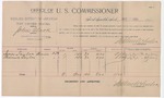 1894 November 30: Voucher, U.S. v. John Clark, assault with intent to kill; includes cost of per diem and mileage; Stephen Wheeler, commissioner; G.J. Crump, U.S. marshal; Isaac Taylor, Bismark Taylor, witnesses; W.J. Flemming, witness of signatures