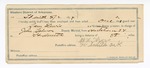 1894 August 2: Certificate of employment, of B.F. Ayers, of Fort Smith, Arkansas, for assisting John Salmon, deputy marshal; Sam Lewis, prisoner