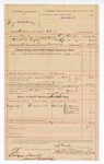 1894 September 11: Voucher, U.S. v. George White Turkey, assault with intent to kill; A.J. Landis, deputy marshal; James Brizzolara, commissioner; George Kennedy, Dan Bukey, A.K. Johnson, Al Kennedy, witnesses; J.W. Jackson, guard; Stephen Wheeler, clerk; Edgar Smith, assistant U.S. attorney;  includes cost of mileage, service, and feeding prisoners