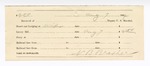 1894 August 7: Receipt, to W.B. Brashear, for board and lodging