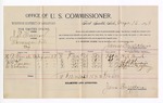1894 August 15: Voucher, U.S. v. J.B. Freeman, larceny; H.R. French, C. Sacks, W.P. Rausin, D.C. Wheeler, witnesses; G.J. Crump, U.S. marshal; James Brizzolara, commissioner; includes cost of per diem and mileage