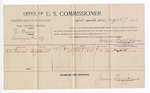 1894 August 17: Voucher, U.S. v. Ed Chaney, larceny; H.A. Thomas, witness; G.J. Crump, U.S. marshal; James Brizzolara, commissioner; includes cost of per diem and mileage