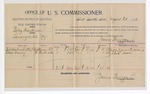 1894 August 25: Voucher, U.S. v. Kelly Henderson, larceny; Nicholas Nucherter, T.S. Morris, witnesses; G.J. Crump, U.S. marshal; James Brizzolara, commissioner; includes cost of per diem and mileage
