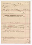 1894 August 29: Voucher, U.S. v. M.J. Joiner, warrant of commitment; T.B. Johnson, deputy marshal; E.B. Harrison, commissioner; Charles Freeman, posse comitatus; includes cost of mileage and service