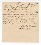 1894 August 28: Voucher, U.S. v. M.J. Joiner, introducing and selling whiskey; Charles Foreman, William Hern, witnesses; Jacob Yoes, U.S. marshal; E.B. Harrison, commissioner; C.S. Smart, cashier, Mcllroy Bank; includes note from George J. Crump, U.S. marshal, to pay J.L. Dickson; includes cost of mileage and service