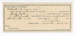 1894 August 30: Voucher, U.S. v. Jack Corkin, introducing and selling spiritous liquor; W.C. Smith, deputy marshal; Stephen Wheeler, commissioner; B.L. Walker, guard; Stephen Wheeler, clerk; I.M. Dodge, deputy clerk; Edgar Smith, assistant U.S. attorney; includes receipts for board and lodging, subsistence for self and horse and prisoner; receipt, to John Harsey for feeding prisoner
