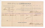 1894 September 3: Voucher, U.S. v. Lum Andry, introducing liquors; W.A. Palmer, witness; G.J. Crump, U.S. marshal; Stephen Wheeler, commissioner; includes cost of per diem and mileage