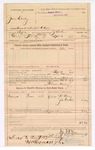 1894 September 5: Voucher, U.S. v. James Dailey, assault with intent to kill; J.B. Lee, deputy marshal; George J. Crump, U.S. marshal; R. Percy, John Cochran, witnesses; Charles Hulsey, guard; Stephen Wheeler, commissioner; I.M. Dodge, deputy clerk; includes cost of mileage and service