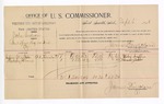 1894 September 6: Voucher, U.S. v. John Culver, introducing spiritous liquor; Wiley Griffin, Thomas James, witnesses; G.J. Crump, U.S. marshal; James Brizzolara, commissioner; includes cost of per diem and mileage