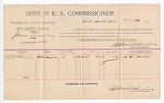 1894 September 6: Voucher, U.S. v. James Langley, larceny; A.W. Sams, witness; G.J. Crump, U.S. marshal; Stephen Wheeler, commissioner; includes cost of per diem and mileage