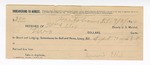 1894 September 8: Receipt, of William Ellis, deputy marshal; to Nannie Ellis for board and lodging