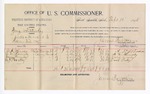 1894 September 10: Voucher, U.S. v. George Whiteturkey, assault with intent to kill; A.K. Johnson, A.C. Kennedy, George Kennedy, David Purkey, witnesses; G.J. Crump, U.S. marshal; James Brizzolara, commissioner; includes cost of per diem and mileage