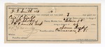 1894 October 5: Voucher, U.S. v. C. Elliott, introducing and selling spiritous liquors; J.W. Shockly, deputy marshal; Stephen Wheeler, commissioner; John Cornet, Grant McCray, witnesses; Sam Ruper, guard; includes cost of mileage and service