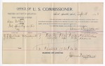 1894 September 18: Voucher, U.S. v. Dan McGee, introducing spiritous liquor; E.F. Childers, J.I. Price, witnesses; G.J. Crump, U.S. marshal; James Brizzolara, commissioner; includes cost of mileage and per diem