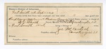 1894 September 27: Voucher, U.S. v. Jerry Brown, Henderson Brown, Sampson Brown, murder; W.C. Smith, deputy marshal; Stephen Wheeler, commissioner; certificate of employment, of Joe McIntosh, guard; includes cost of mileage and service