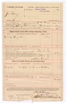 1894 November 23: Voucher, U.S. v. James Beavers, larceny; H.A. Thomas, deputy marshal; Stephen Wheeler, commissioner; Willie Childers, guard; Abe Ackley, witnesses; James Read, U.S. District attorney; includes cost of mileage, service and livery bill