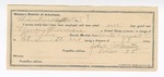 1894 September 27: Certificate of employment, for Theodore Wiseman, guard; William Ellis, deputy marshal; includes cost of daily wage; John McMurtry, postal worker