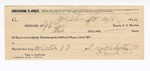 1894 October 5: Receipt, of J.B. Lee, deputy marshal; to H. Smith for railroad fare