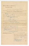 1894 October 11: Mittimus, to await trial for Mary Black, adultery; Stephen Wheeler, clerk; I.M. Dodge, deputy clerk; Haywood Thomason, deputy marshal; Isaac C. Parker, judge