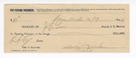 1894 October 7: Receipt, of J.B. Lee, deputy marshal; to Nancy Dealer for feeding prisoner