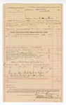 1894 October 26: Voucher, U.S. v. David Carr, introducing and selling spiritous liquor; F.P. Sumpter, deputy marshal; George J. Crump, U.S. marshal; Stephen Wheeler, commissioner; J. Beasley, Freeman Spencer, witnesses; includes cost of milage, service, feeding prisoner and hire of horse