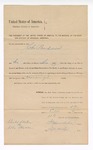 1894 October 19: Writ of arrest, for John Parchmeal, in U.S. v. Ula Hyada; Isaac C. Parker, judge; Stephen Wheeler, clerk; I.M. Dodge, deputy clerk; J.L. Hall, deputy marshal; George J. Crump, U.S. marshal