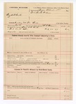 1894 October 30: Voucher, U.S. v. Mary H.F. Smith, violating internal revenue laws; S.T. Minor, deputy marshal; Stephen Wheeler, commissioner; includes cost of milage and service