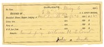 1896 May 06: Voucher, U.S. v. A.O. Pack, assault with intent to kill; includes cost per diem and mileage; F.M. Brewer, deputy marshal; receipt, to Julia A. Smith for meals and lodging; Stephen Wheeler, clerk; J.M. Dodge, deputy clerk