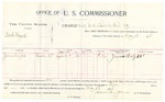 1896 May 13: Voucher, U.S. v. Dick Hayes, violating intercourse laws; includes cost per diem and mileage; James Brizzolara, commissioner; George J. Crump, U.S. marshal; James Wright, witness