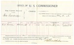 1896 May 18: Voucher, U.S. v. Tom Baldridge, violating intercourse laws; includes cost per diem and mileage; Stephen Wheeler, commissioner; George J. Crump, U.S. marshal; Bud Bolden, witness; Louis Happ, witness of signature