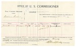 1896 May 22: Voucher, U.S. v. Dodson Walker, larceny; includes cost per diem and mileage; Stephen Wheeler, commissioner; George J. Crump, U.S. marshal; James Harris, witness