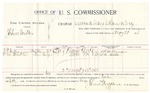 1896 May 27: Voucher, U.S. v. Jess Miller, assault with intent to kill; includes cost per diem and mileage; James Brizzolara, commissioner; George J. Crump, U.S. marshal; J.R. Williamson, S.M. Stockton, witnesses