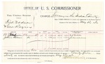 1896 May 28: Voucher, U.S. v. Fred Dodson and George Rogers, larceny; includes cost per diem and mileage; Stephen Wheeler, commissioner; George J. Crump, U.S. marshal; W.J. Dodson, Julius Beavers, witnesses