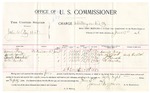 1896 June 03: Voucher, U.S. v. John W. Ray et al., adultery; includes cost per diem and mileage; James Brizzolara, commissioner; George J. Crump, U.S. marshal; Annie Ray, Sarah Ward, S. Lamb, Will Brooks, witnesses; Andy Hendricks, witness of signatures