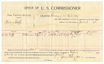 1896 June 06: Voucher, U.S. v. Henry Cliff, larceny; includes cost per diem and mileage; James Brizzolara, commissioner; George J. Crump, U.S. marshal; Andy Cliff, witnesses