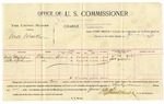 1896 June 12: Voucher, U.S. v. Will Walker, assault with intent to kill; includes cost per diem and mileage; Stephen Wheeler, commissioner; George J. Crump, U.S. marshal; Will Mappin, Albert Johnson, witnesses