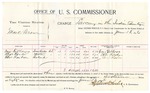 1896 June 13: Voucher, U.S. v. Mack Brown, larceny; includes cost per diem and mileage; Stephen Wheeler, commissioner; George J. Crump, U.S. marshal; Dan Fellows, Thomas Foster, Thomas H. Rabon, witnesses