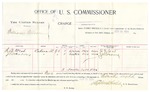 1896 June 16: Voucher, U.S. v. William Wilson, assault; includes cost per diem and mileage; Stephen Wheeler, commissioner; George J. Crump, US marshal; R.B. West, J.W. Harvey, witnesses