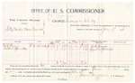 1896 June 17: Voucher, U.S. v. Nolty Clark and Chess Hamlet, larceny; includes cost per diem and mileage; James Brizzolara, commissioner; George J. Crump, U.S. marshal; Y.H. Keen, Lydia Sprinkel, witnesses