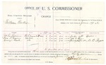 1896 June 17: Voucher, U.S. v. William Parker, larceny; includes cost per diem and mileage; Stephen Wheeler, commissioner; George J. Crump, U.S. marshal; John Quinn, Asa L. Quinn, George Beck, witnesses; C.C. Stayance, witness of signature