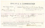 1896 June 22: Voucher, U.S. v. Henry Shadd et al., assault with intent to kill; includes cost per diem and mileage; Stephen Wheeler, commissioner; George J. Crump, U.S. marshal; C.E. Helims, W.J. Wiley, witnesses