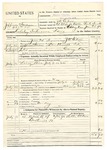 1896 July 11: Voucher, U.S. v. Jefferson Sarcoxie, violating intercourse laws; includes cost per diem and mileage; Stephen Wheeler, commissioner; J.W. Gibson, deputy; Lillin Wilson, witness