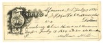 1896 July 17: Receipt, of J.L. Holt, deputy marshal; to William Medlin for feeding Clive Hunce, prisoner
