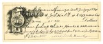 1896 July 19: Receipt, of J.L. Holt, deputy marshal; to Mrs. WR Hensley for feeding Clive Hance, prisoner
